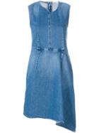 Stella Mccartney Asymmetric Denim Dress - Blue
