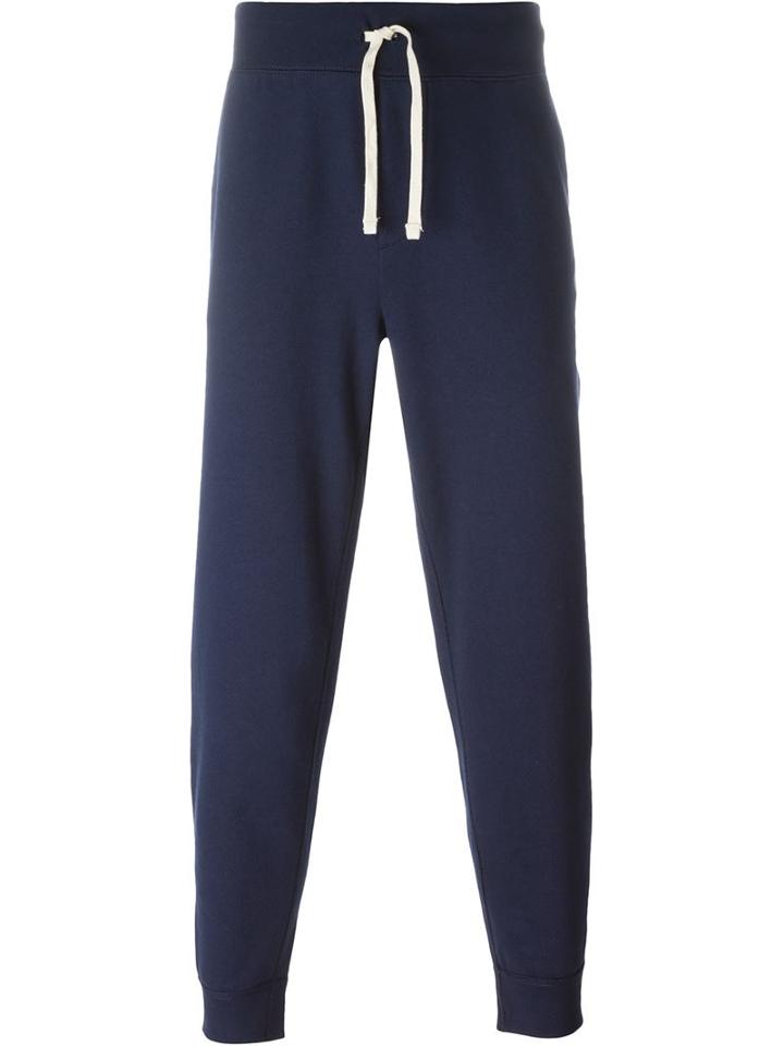 Polo Ralph Lauren Cuffed Sweatpants, Men's, Size: Medium, Blue, Cotton/polyester