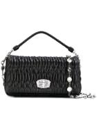 Miu Miu Quilted Clutch Bag - Black