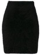 Balmain Knitted Mini Skirt - Black