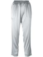 Gianluca Capannolo - Cropped Pants - Women - Polyester/triacetate - 42, Women's, Grey, Polyester/triacetate