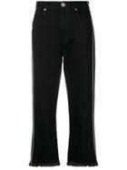 Alexander Mcqueen Side Stripe Jeans - Black