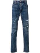 Philipp Plein Distressed Style Jeans - Blue