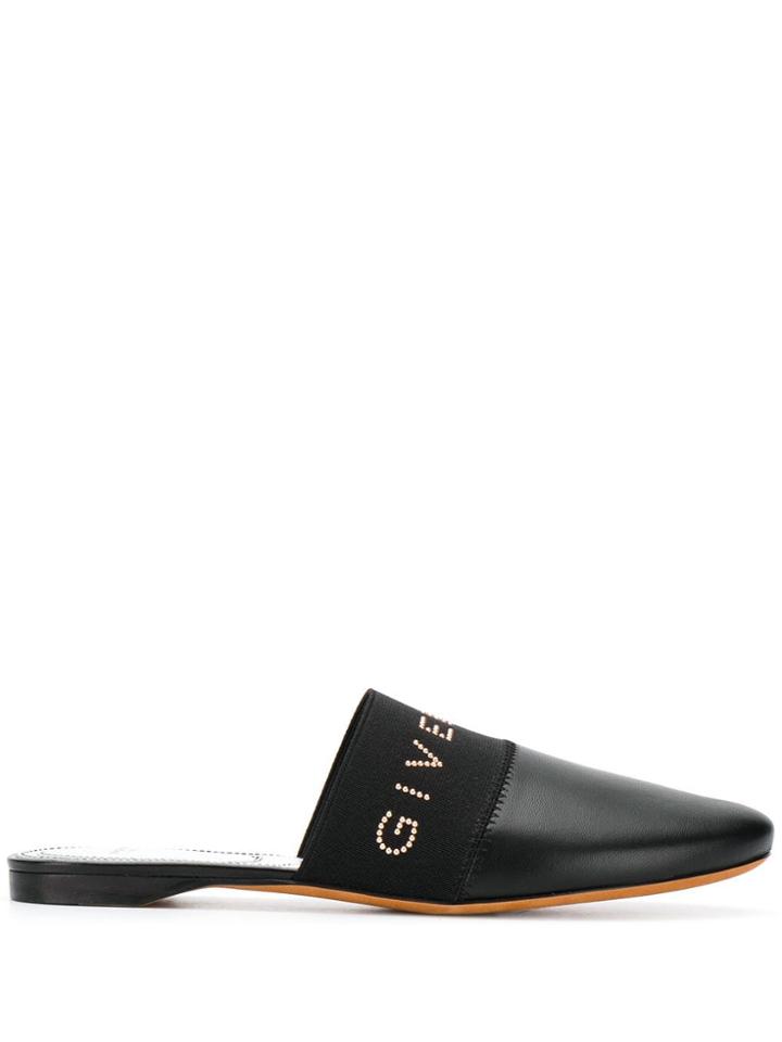 Givenchy Stud Detail Mules - Black