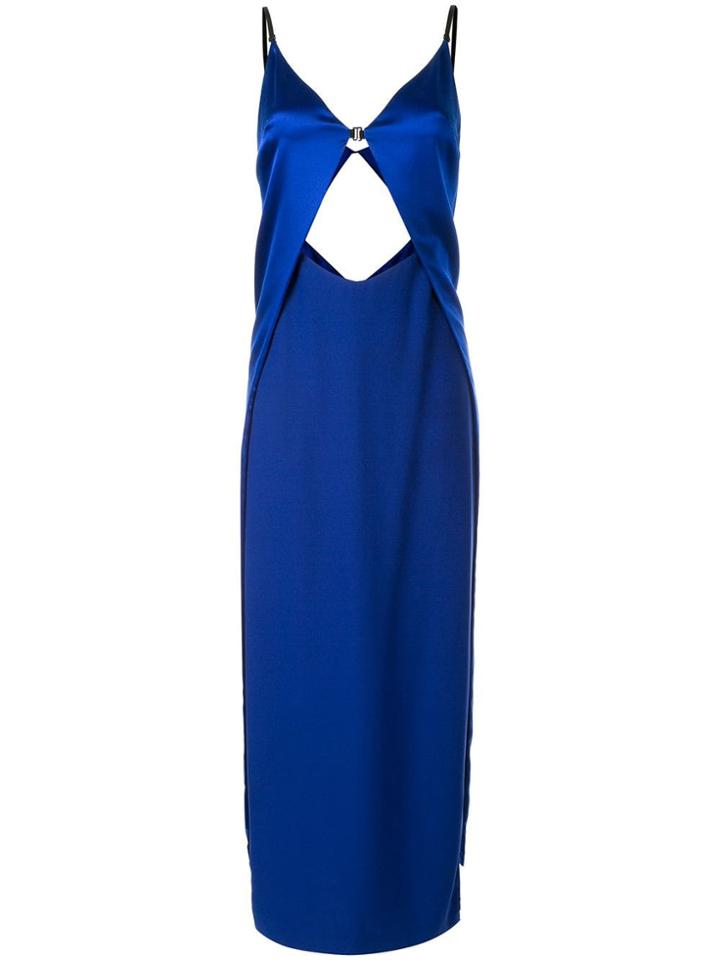 Dion Lee Tessellate E-hook Dress - Blue