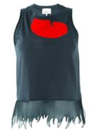 3.1 Phillip Lim Sheer Trim Tank Top