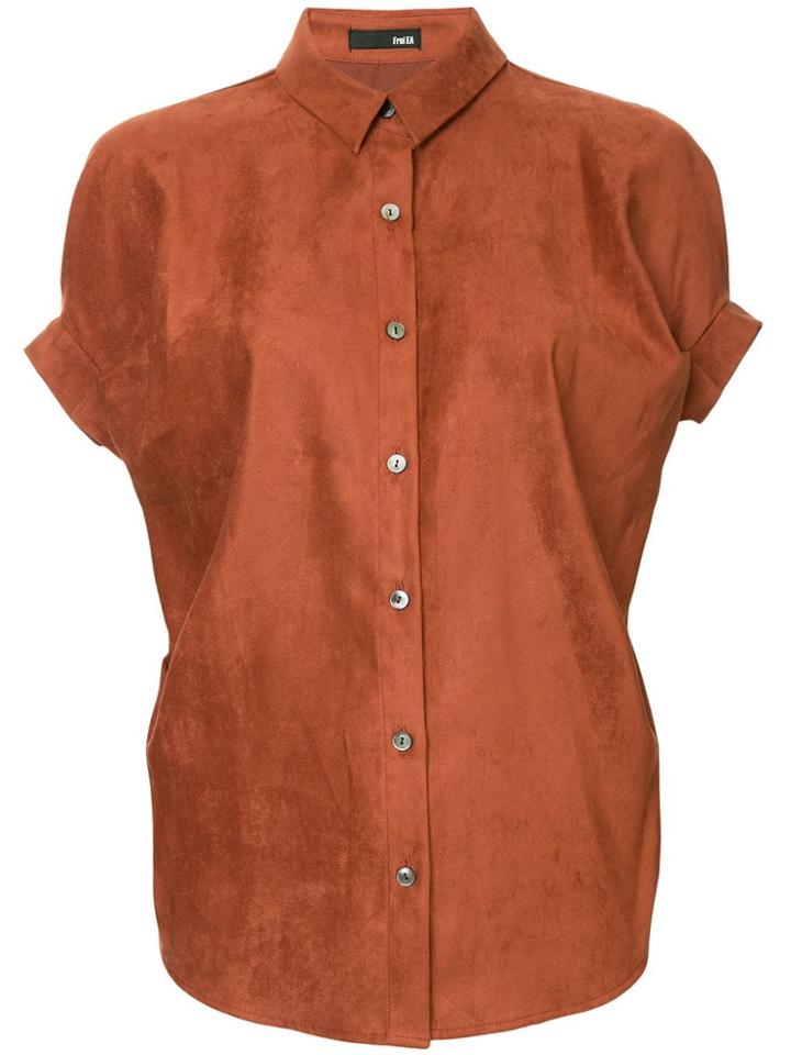 Frei Ea Loose Fit Shirt - Yellow & Orange