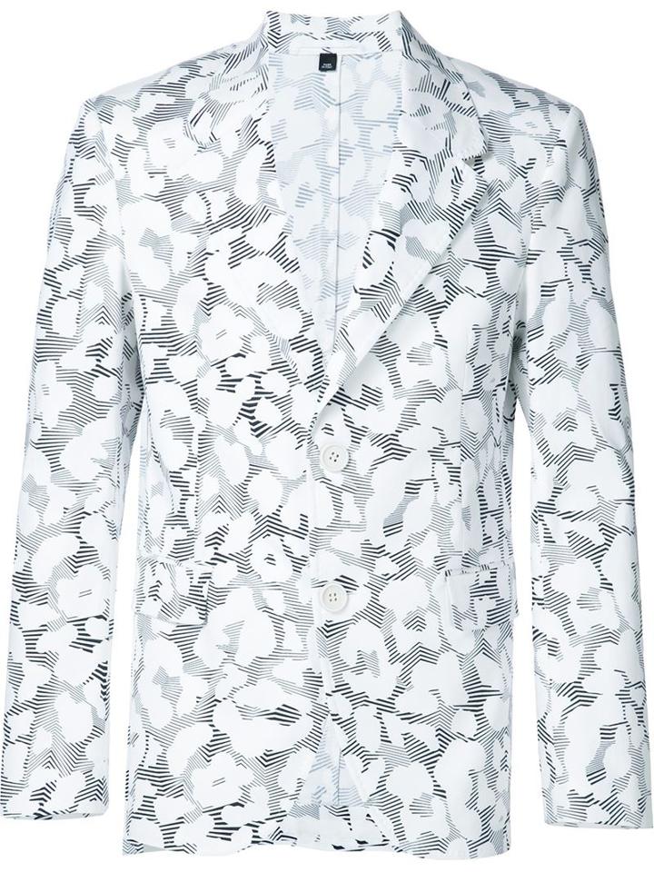 Neil Barrett Graphic Leopard Print Blazer