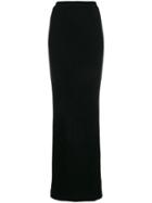 Unravel Project Ribbed Knit Pencil Skirt - Black