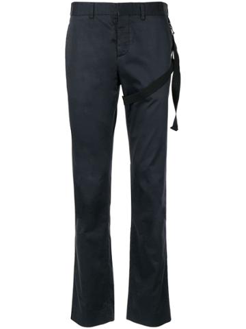 Helmut Lang Pre-owned 2000's Slim Trousers - Blue
