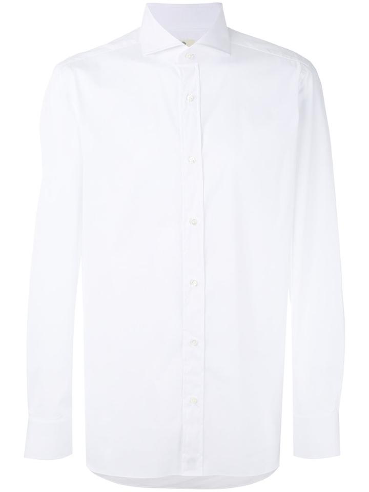 Borrelli - Classic Shirt - Men - Cotton - 38, White, Cotton