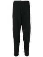Ermenegildo Zegna Textured Straight-leg Trousers - Black