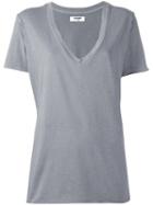Nsf V-neck T-shirt, Women's, Size: Medium, Grey, Cotton
