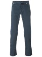 Jacob Cohen Slim Fit Jeans, Men's, Size: 34, Blue, Cotton/spandex/elastane