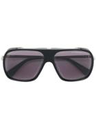 Dita Eyewear Thick Frame Aviator Sunglasses - Black