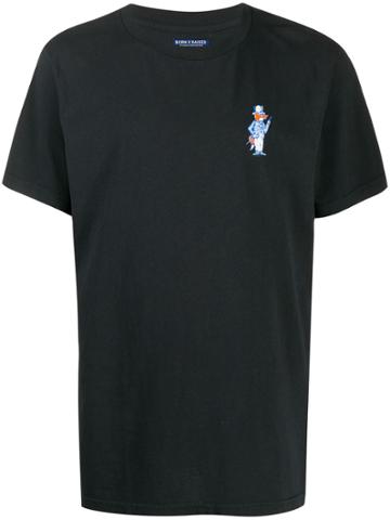 Bornxraised A Ross Rocker Logot-shirt - Blue
