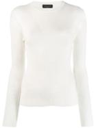 Roberto Collina Ribbed Knit Sweater - Neutrals