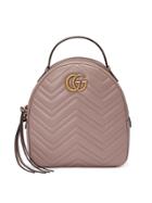Gucci Gg Marmont Quilted Leather Backpack - Nude & Neutrals