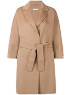 's Max Mara Belted Midi Coat - Nude & Neutrals