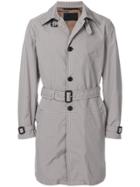 Prada Checked Belted Trench Coat - Nude & Neutrals