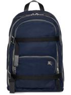 Burberry Large Ekd Aviator Nylon Backpack - Blue