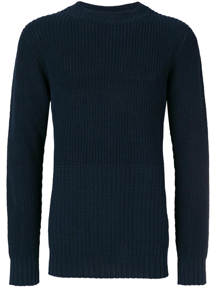 Junya Watanabe Man Ribbed Jumper - Blue
