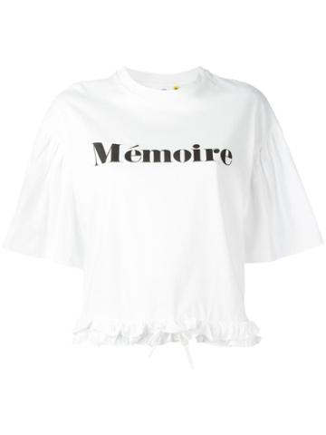 Steve J & Yoni P Mémoire T-shirt, Women's, Size: Small, White, Cotton
