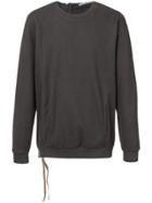 The Viridi-anne Back Zip Sweatshirt - Grey