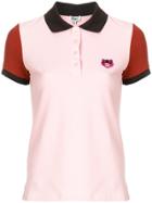 Kenzo Tiger Crest Colour-block Polo Shirt - Pink & Purple