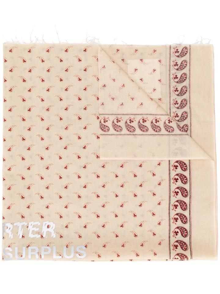 Satisfy Embroidered Bandana - Neutrals