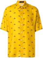 Johnundercover Logo Print Shirt - Yellow