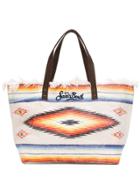 Mc2 Saint Barth Helene Aztec Print Tote - Neutrals