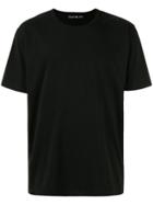 Roarguns Text Print T-shirt - Black