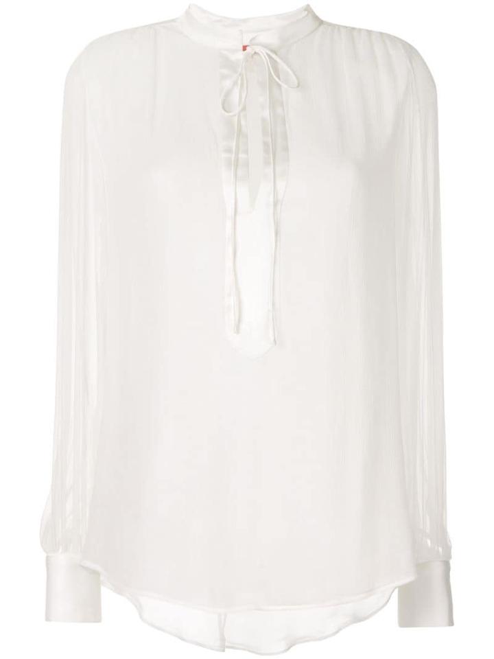 Manning Cartell Semi-sheer Blouse - White