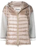 Herno Panelled Padded Jacket - Brown
