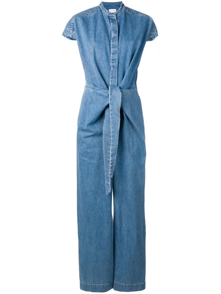 Christian Wijnants Oari Denim Jumpsuit - Blue