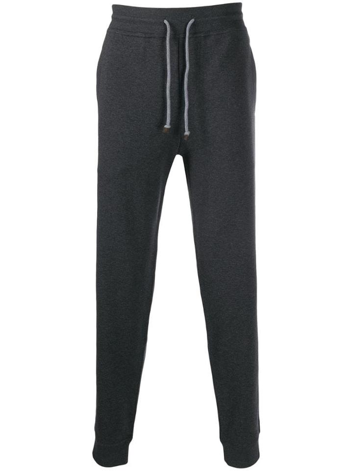 Brunello Cucinelli Slim-fit Track Pants - Grey