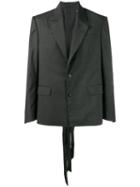 Y / Project - Button Back Blazer - Men - Acetate/wool - S, Grey, Acetate/wool