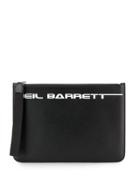 Neil Barrett Branded Clutch - Black