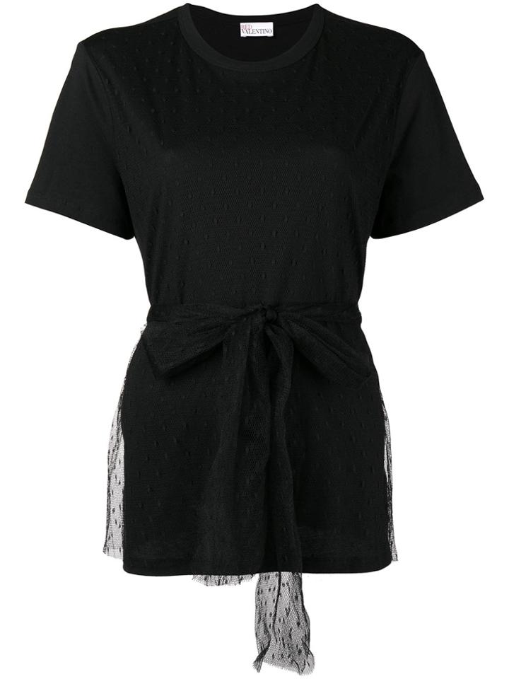 Red Valentino Emphasized Waist Blouse - Black