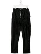 Natasha Zinko Kids Elasticated Waist Trousers - Black