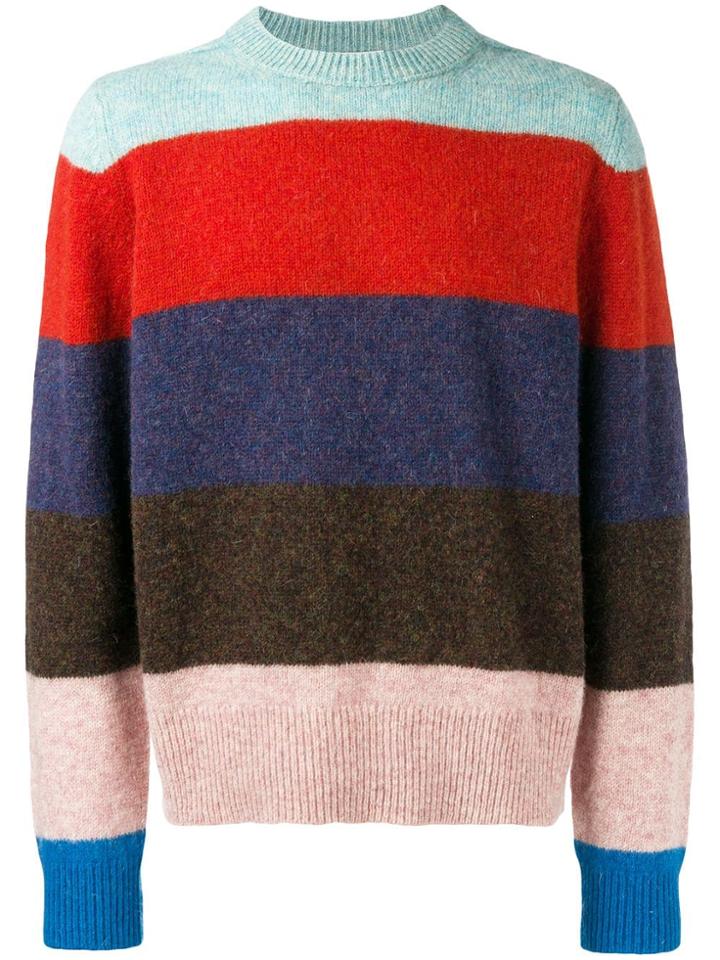 Acne Studios Kai B Stripe Jumper - Blue
