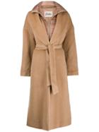 Herno Double Layer Belted Coat - Neutrals