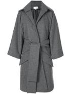 Antonio Berardi Oversized Wrap Coat - Grey