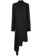 Zambesi Asymmetric Hem Shirt Dress - Black