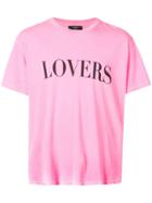 Amiri Pink Lovers T-shirt