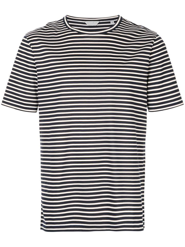 Gieves & Hawkes Striped T-shirt - Black
