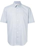 Cerruti 1881 Short Sleeve Gingham Shirt - Blue