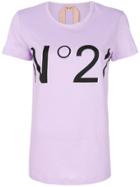 No21 Logo T-shirt - Pink & Purple