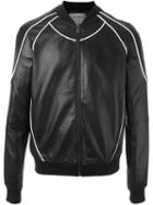 Les Hommes Piped Detail Bomber Jacket